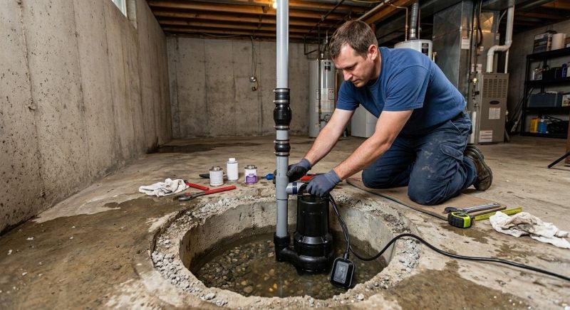 Basement Drainage Installation in Boston, MA