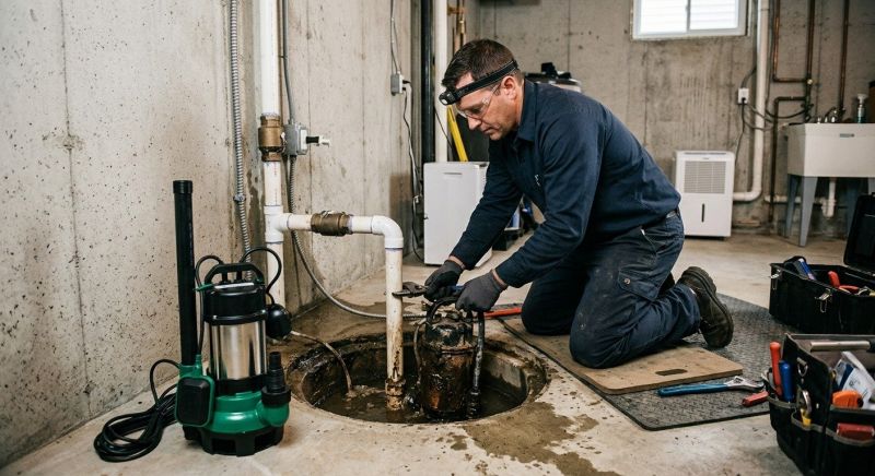Basement Sump Pump Service in Warwick, RI
