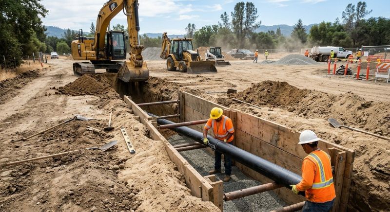 Electrical Line Trenching in Atlanta, GA