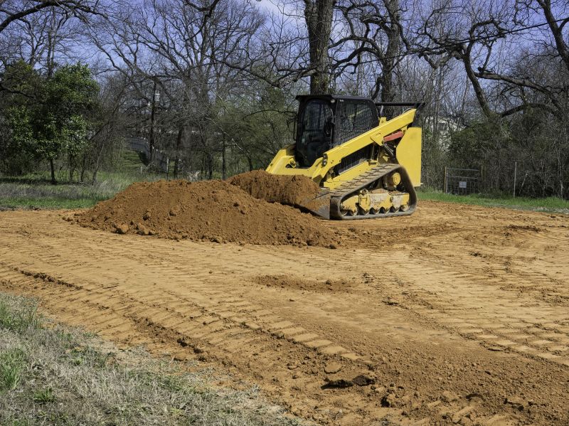 Land Grading Equipment in Action