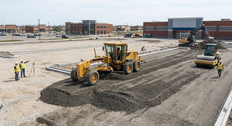 Parking Lot Leveling in Cypress, TX