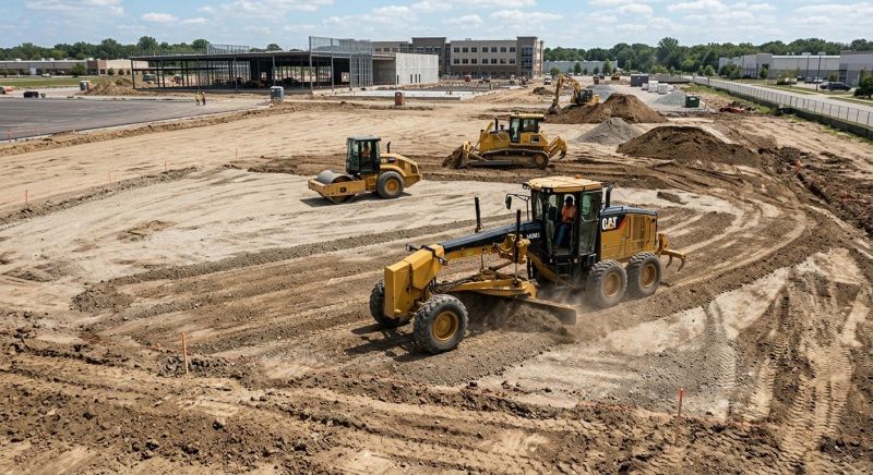 Parking Lot Leveling in Katy, TX